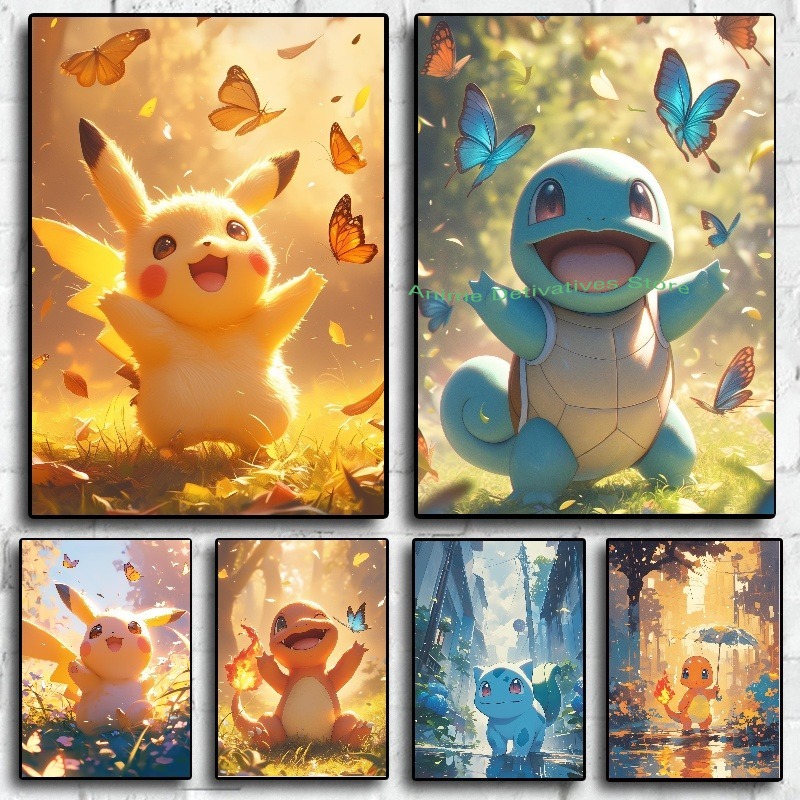 Home Improvement Tv Show - 애니메이션 피규어 Hd Charizard Bulbasaur Squirtle