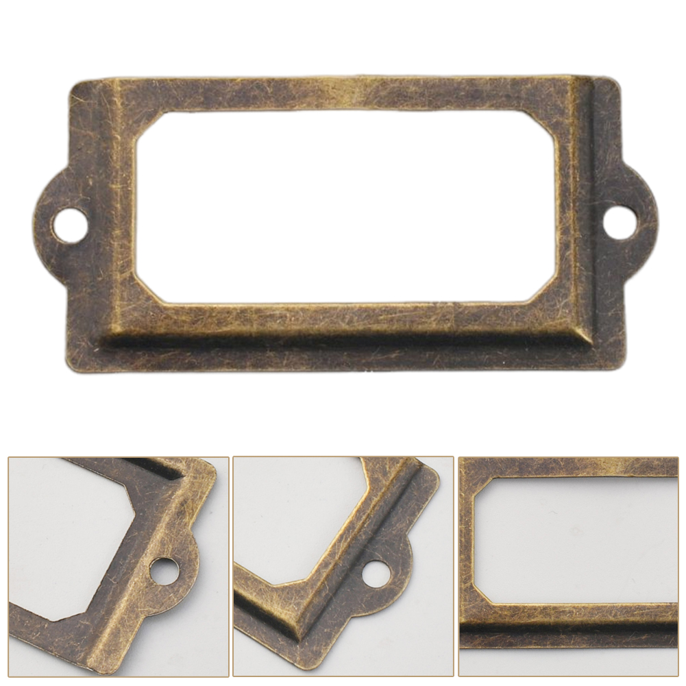 10pcs 70x33mm 금속 철 레이블 당겨 프레임  - Cabinet Handle Pull 리뷰 및 가격